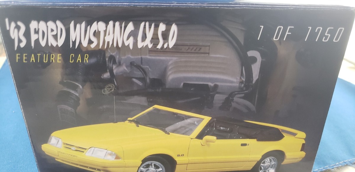 GMP 1993 Ford Mustang LX 5.0 Yellow Concertible Part # G180180 1