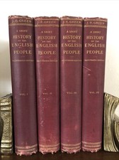 A Short History of the English People (1893-95) 4 Vols William & Honore Morrow