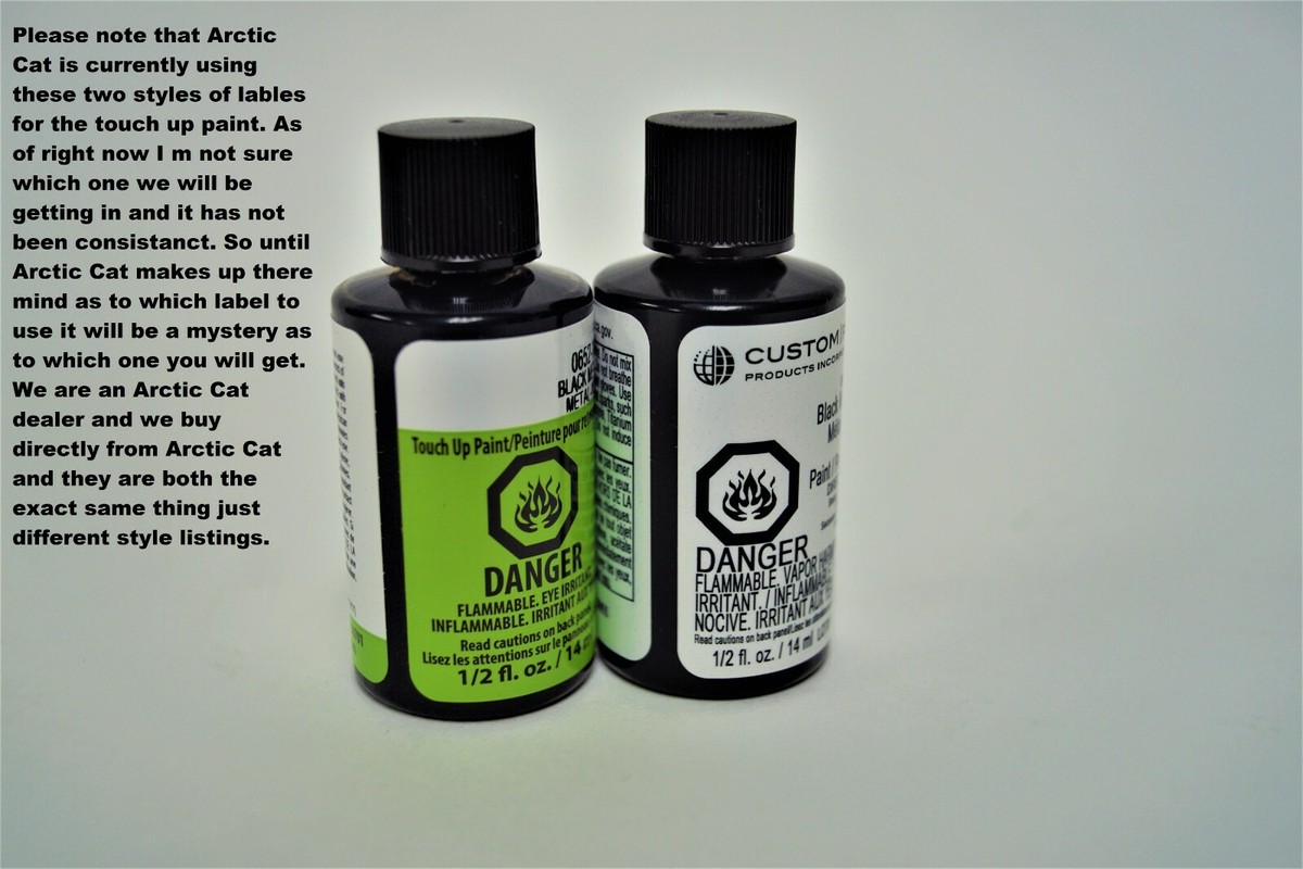 OEM Arctic Cat Touch Up Paint – Black Noir 0.5 Oz (0652-228) – Genuine Factory Color