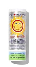 California Baby Super Sensitive Broad Spectrum SPF 30+ Sunscreen Stick