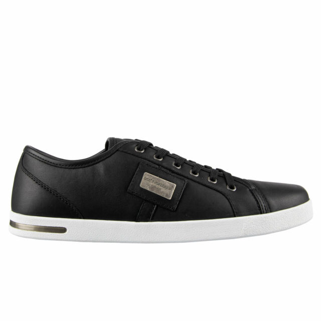 dolce and gabbana black trainers