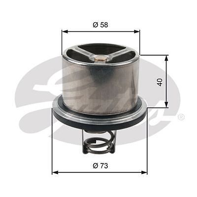 Thermostat Gates TH07882 for BMW 5 E34 3.6L E39 4.9L Z8 E52 4.9L Petrol - Picture 3 of 3
