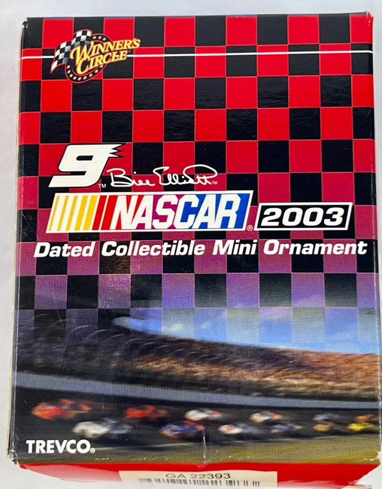 Nuevo en Paquete Ganadores Círculo NASCAR 2003 Mini Casco Ornamento #9 Bill Elliott T9 Foto 2 de 4