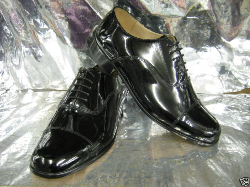 Men Grenson Paddington Black Patent Leather Dress Shoes eBay