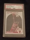 NBA Hoops 1990-91 Michael Jordan #65 Chicago Bulls Basketball PSA 8 Card