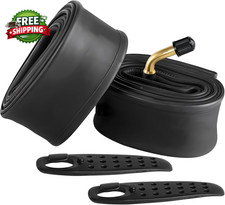 2 Pack Heavy Duty 14 X 2.125 Electric Bike Inner Tubes with Angled Schrader