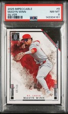 2025 PANINI IMPECCABLE SILVER #8 MASYN WINN 8/60 PSA 8