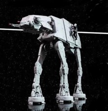 Star Wars Mandalorian & Grogu AT-AT Walker Po...