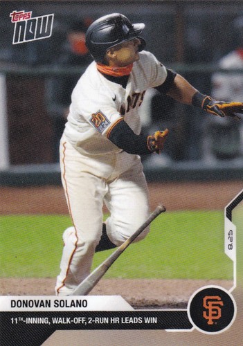 2020 Topps Now 159 Donovan Solano