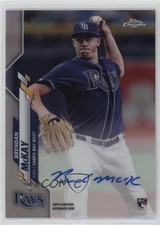2020 Topps Chrome Rookie Refractor 85/499 Brendan McKay #RA-BM Auto RC 4f5