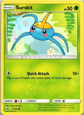 Surskit Common SM Base Set 7/149 NM