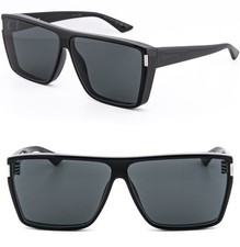 SAINT LAURENT SL 756 SL756 Black Geometric Mask Unisex Sunglasses 001 Authentic
