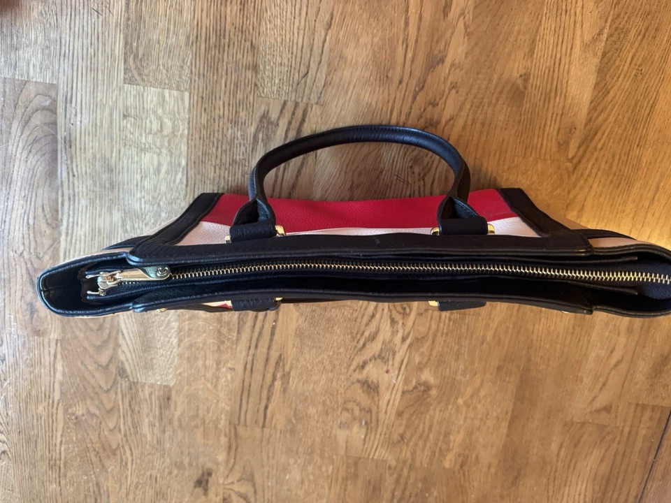 Charming Charlie Large Colorblock Handbag Classy Capsule Wardrobe  - Image 4 of 4