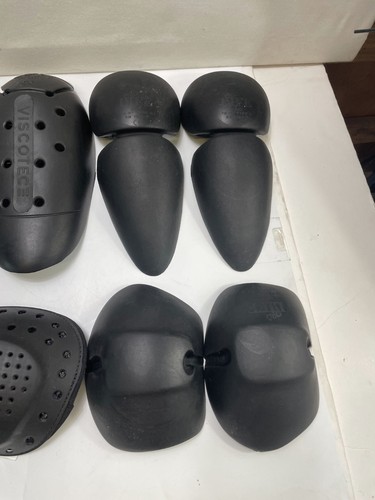 Motorcycle Jacket Shoulder, Elbow & Knee Armor Pads Black (Set of 12 Pieces) - Bild 4 von 5