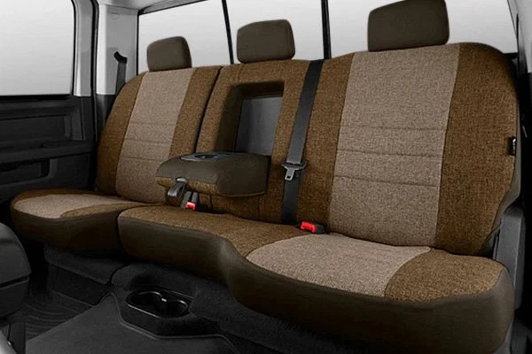 For Ford Explorer 11-15 Fia Series 2nd Row Mocha & Taupe Seat Covers Foto 2 de 4