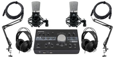 Mackie Big Knob Studio Interface Monitor Controller Set Mikro Kopfhörer Mikroarm