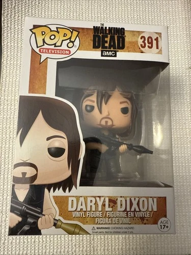 DARYL DIXON #391-FUNKO POP! Vinyl: THE WALKING DEAD - (w/ Rocket Launcher)- NEW