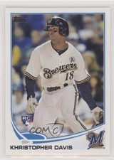 2013 Topps Khris Davis #360 fm0