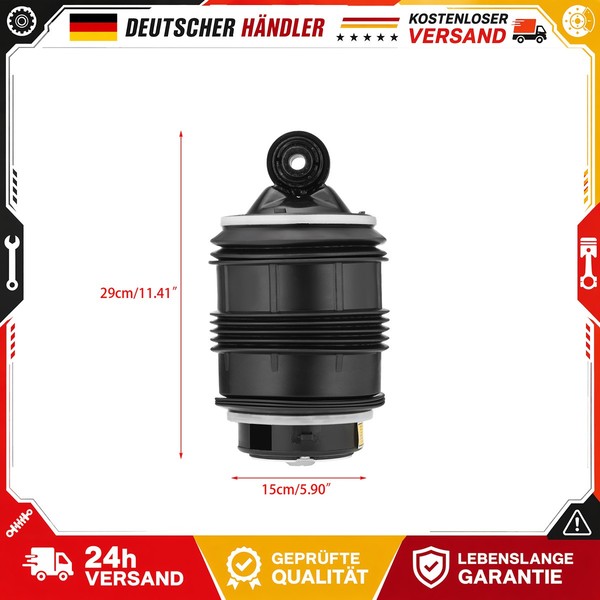 Luftfederung Luftfederbalg FüR Mercedes E W211 S211 Hinten 2Pins Hinten Luftbalg-image