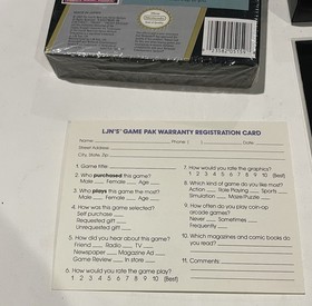 NES Nightmare On Elm Street Game Complete in Box (Minty with Shrink Wrap)