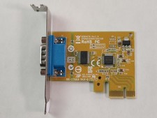 Lot of 2 Dell NT0HM PCI Express x1 OptiPlex SFF Low Profile Serial Card