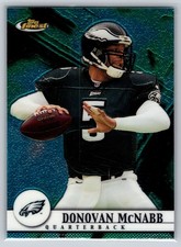 2001 Topps Finest Donovan McNabb #19 Philadelphia Eagles Vintage LP Color Match