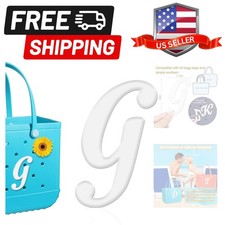 Letter Charms for Bogg Bag  Alphabet Lettering Accessories Charms Compatible w...