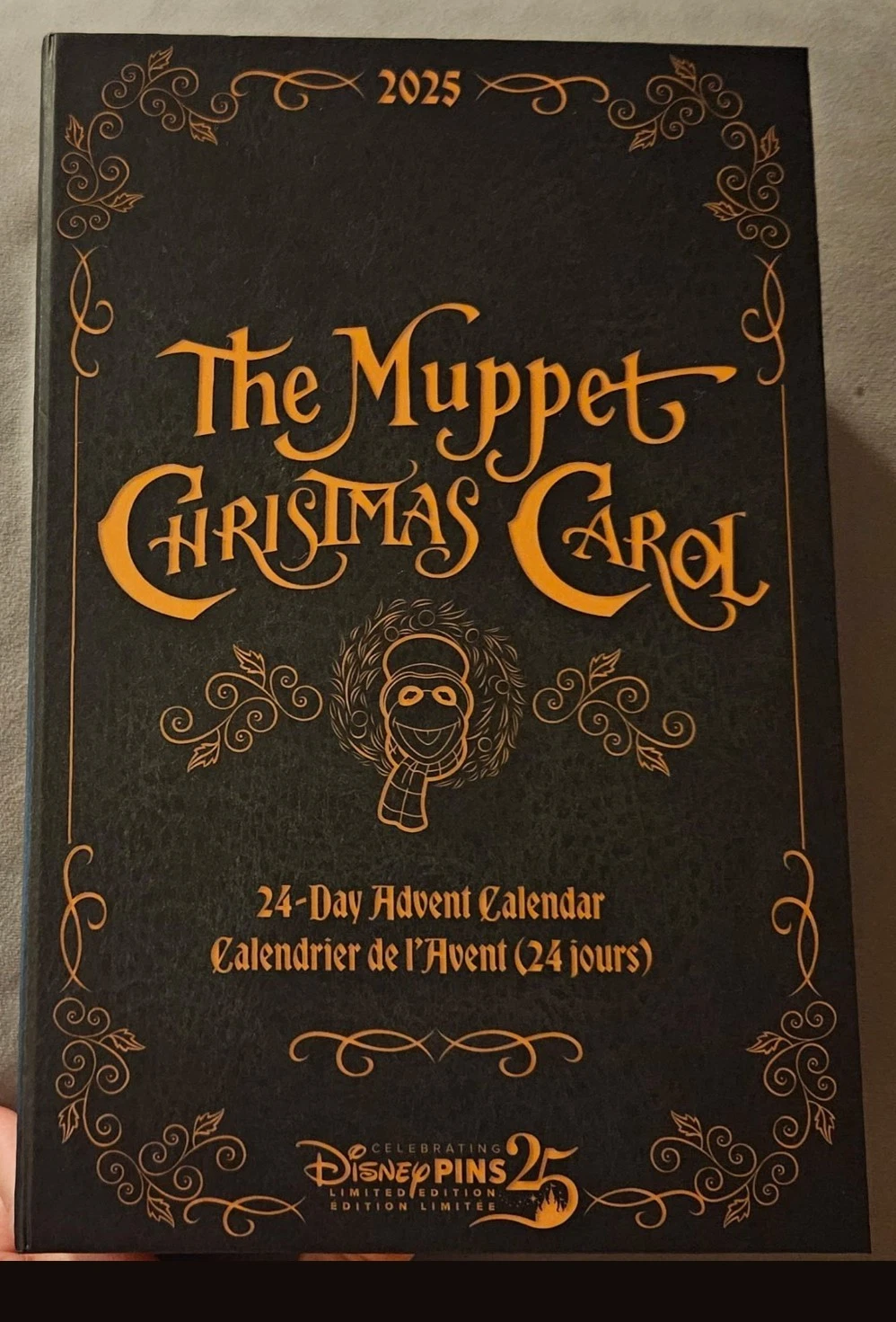 Disney Muppet Christmas Carol Advent Calendar 2025 Limited EMPTY BOX NO PINS
