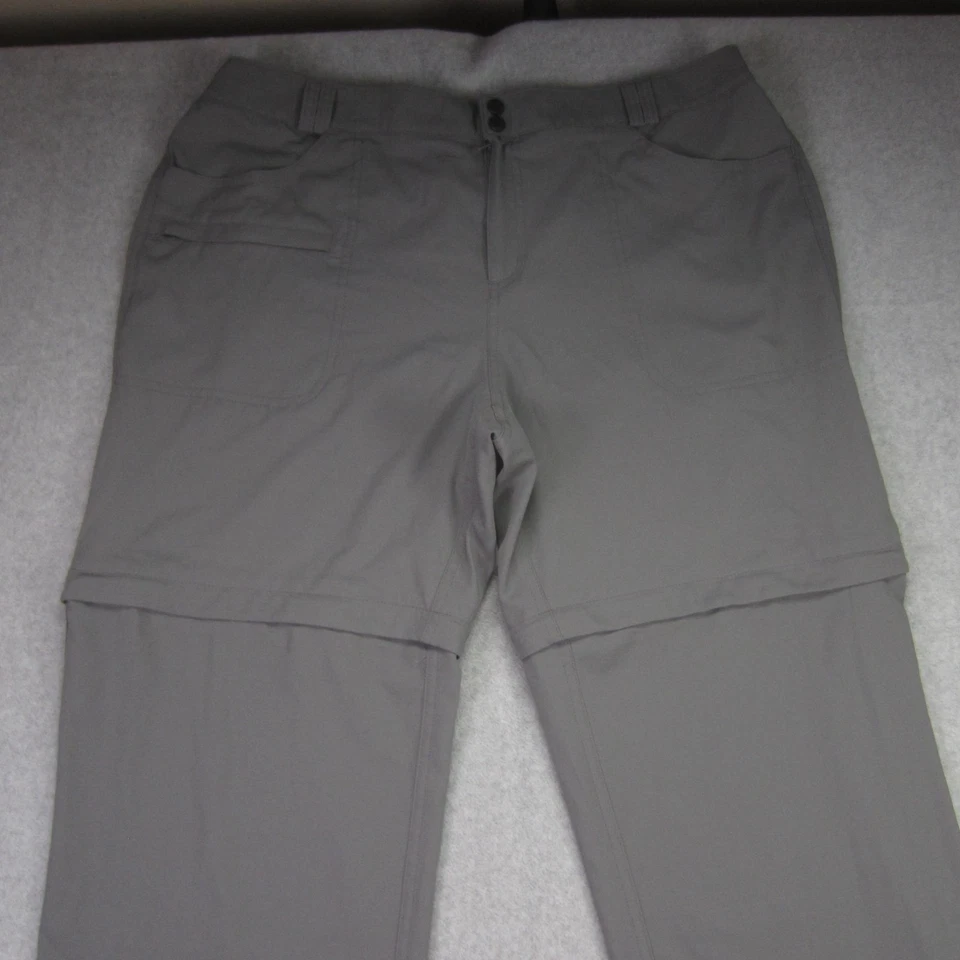 Pantalones Magallanes Mujer 1X Gris Convertible Recto Senderismo Pesca Exterior Foto 2 de 4