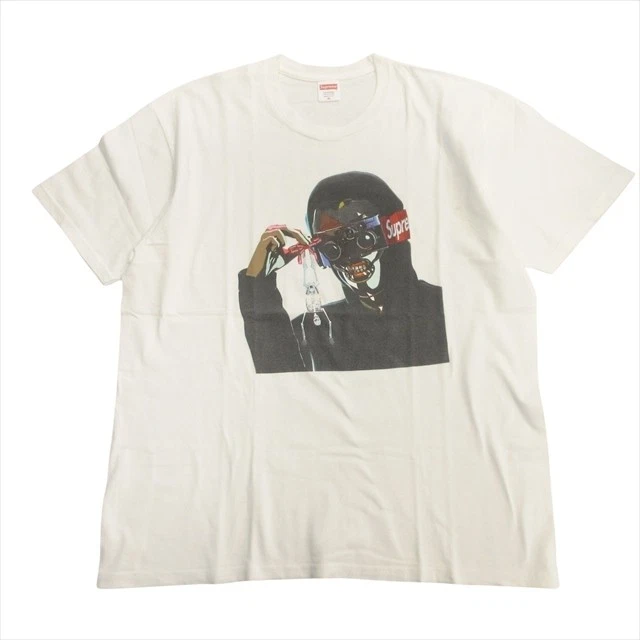 Supreme Creeper Tee Creeper T shirt logo imprimé États Unis XL blanc blanc hommes