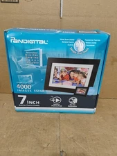 Pandigital  7" Digital Picture Frame - HOLDS 4000 PIC WIRELESS REMOTE 512MB
