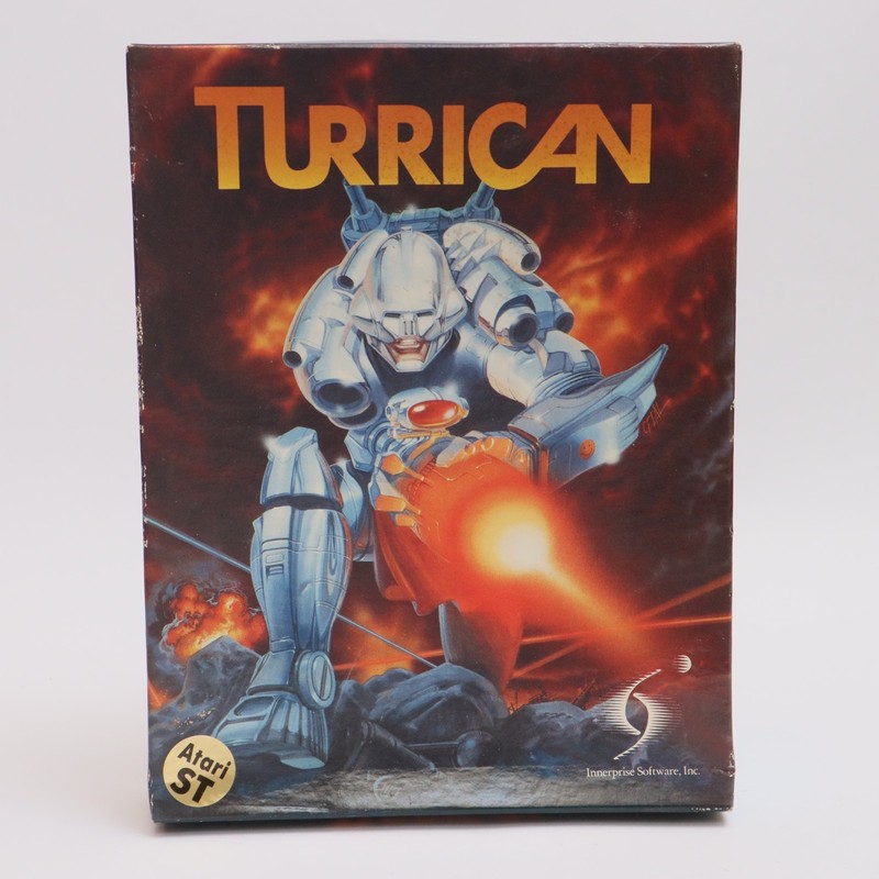 Turrican (Atari ST) Rare Big Box Vintage Video Game - Complete in Box - USA