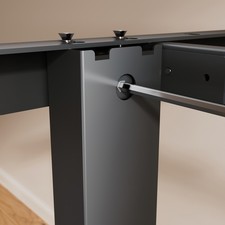 100-160cm Electric Standing Desk Adjustable Sit Stand Office Computer Desk — image 9