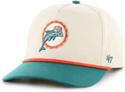 Men's '47 Brand NFL Miami Dolphins Natural Rope TT Hitch Adjustable Snapback Hat
