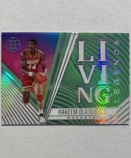 Hakeem Olajuwon 2020 Panini Illusions Living Legends Emerald #9