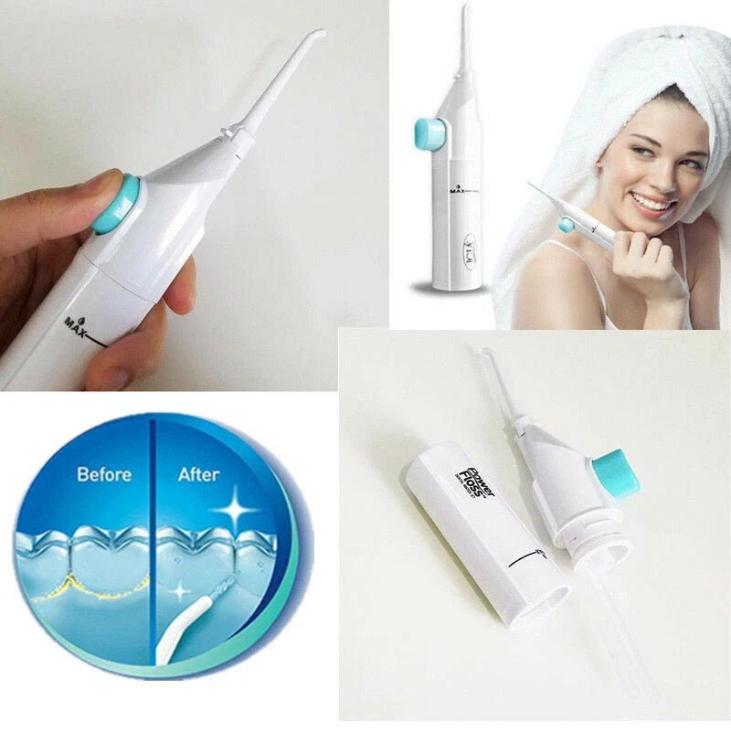 Dental Air Power Flosser - Oral Water Jet Seen on TV Braces Tooth Pick