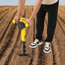 350W Post Hole Digger Electric Hole Digging Machine Cordless Post-Hole Digger
