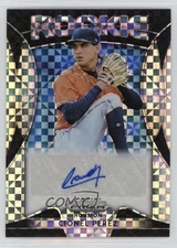 2019 Panini Prizm Rookie Auto Plaid Power Prizm /75 Cionel Perez #RA-CP Auto RC