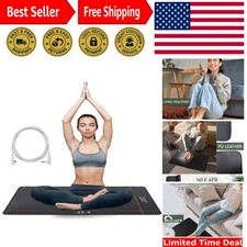 Ultimate Black EMF Recovery  Grounding Mat - Improved Energy  Sleep Support