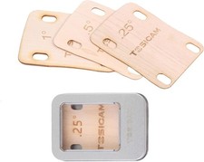 3pcs Guitar Neck Shims Shim Made of Canada Solid Maple Wooden For Bolt-on
