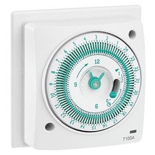 Greenbrook T100A Socket Box Mounted Mechanical Time Switch - 24 Hour