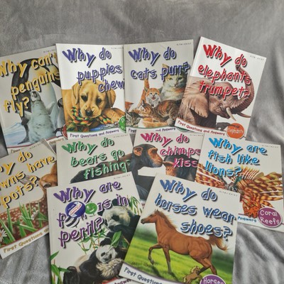 10 X Children's Educational Animal Books, Why Do? Great Selction Of Books.