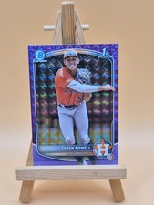 2025 Bowman Chrome 1st Caden Powell Purple Geometric #'d 202/250 Houston Astros