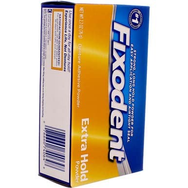 Fixodent Extra Hold, Denture Adhesive Powder--2.7 oz (76 g) by - Picture 4 of 4