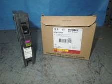 Square D HOM115PDF 15A 1P 120V Breaker Combination Arc-Fault  Ground Fault Prot