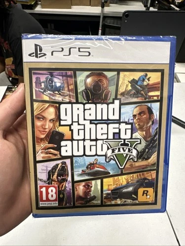 Grand Theft Auto V PS5 Brand New Factory Sealed PlayStation 5 GTA PAL EU CONSOLE