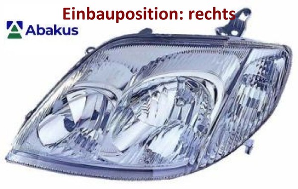 Abakus 212-11C9R-LD-E Hauptscheinwerfer Rechts Scheinwerfer FüR Toyota-image