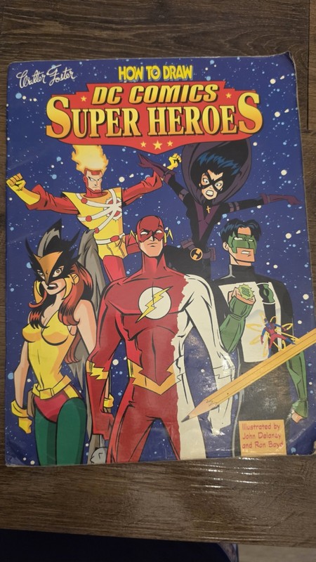 MINT 1998 Walter Foster How To Draw DC Comics Super Heroes Paperback! DC Comics