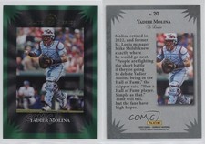 2025 Panini Donruss Elite Series Green Lazer Yadier Molina #20