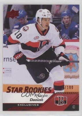 2022-23 Upper Deck AHL Star Rookies Exclusives 45/100 Philippe Daoust #140 00em